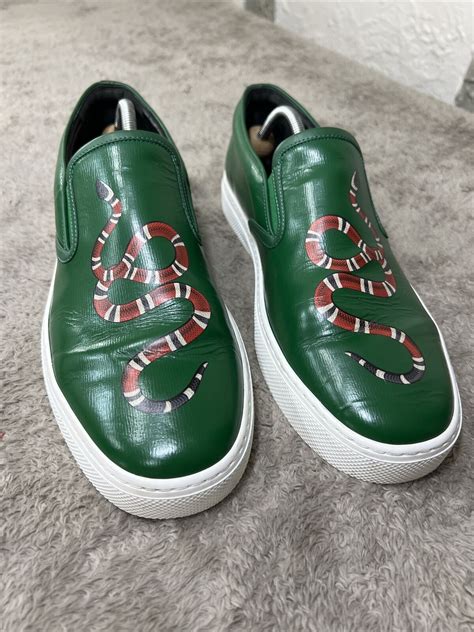 gucci dublin snake slip ons|Gucci Men's Dublin Slip On Sneakers Men .